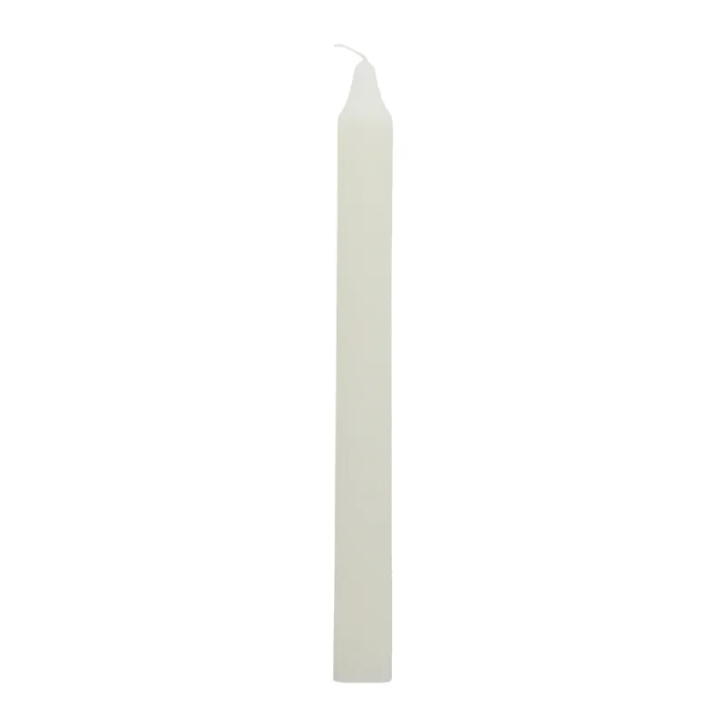 Bougie Blanche - Teintée masse - 22cm