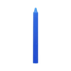 Bougie Bleue foncé - Teintée masse - 22cm