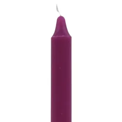 Bougie Violette - Teintée masse - 20cm