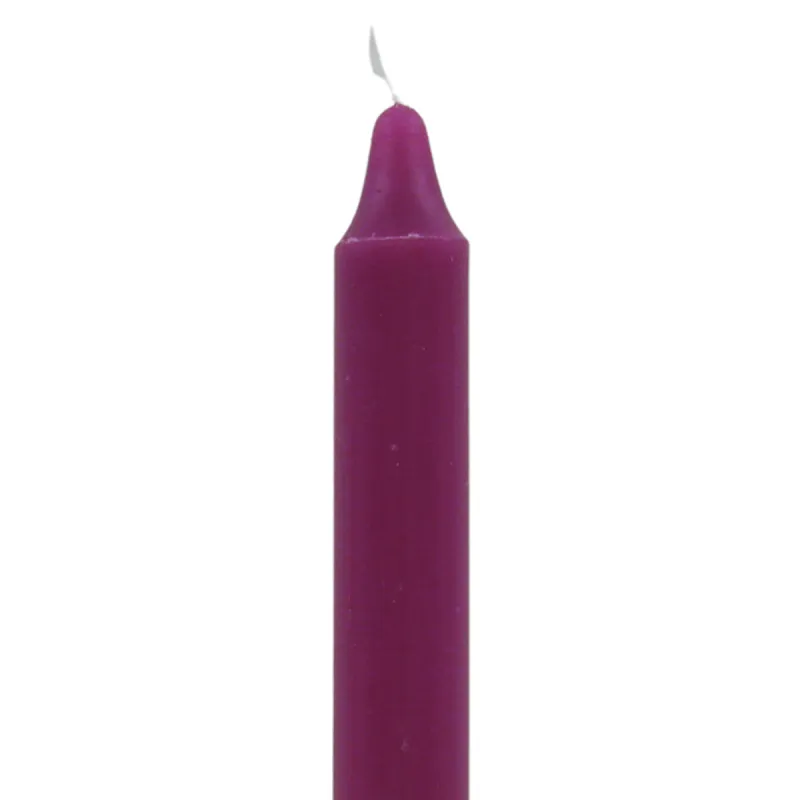Bougie Violette - Teintée masse - 20cm