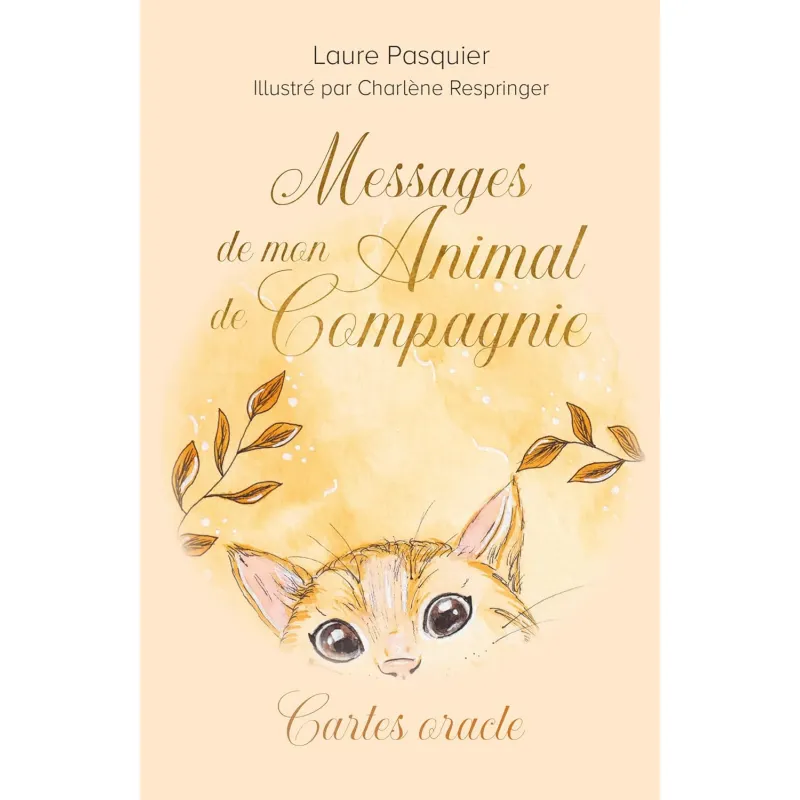 Messages de mon animal de compagnie, cartes oracles