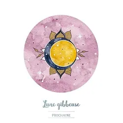 La puissance de la lune - Cartes oracle, lune gibbeuse