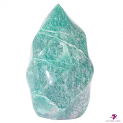 Forme libre flamme Amazonite