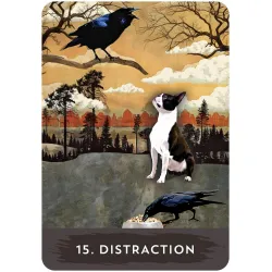 L'oracle du corbeau, distraction