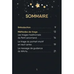 Witchy Lenormand, sommaire