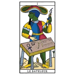 Le tarot de Kemet, le bateleur