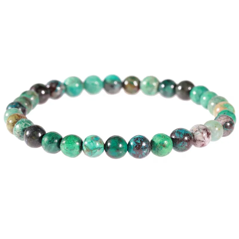 Bracelet en Chrysocolle 6mm