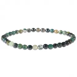 Bracelet en Agate mousse 4mm