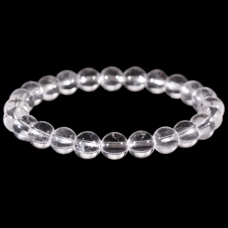 Bracelet en Cristal de roche 8mm