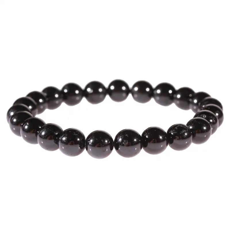 Bracelet en Tourmaline noire 8mm