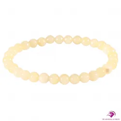 Bracelet en Calcite jaune 6mm