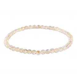 Bracelet en Quartz Rutile 4mm