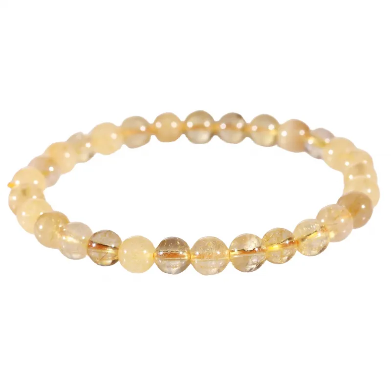 Bracelet en Quartz Rutile 6mm