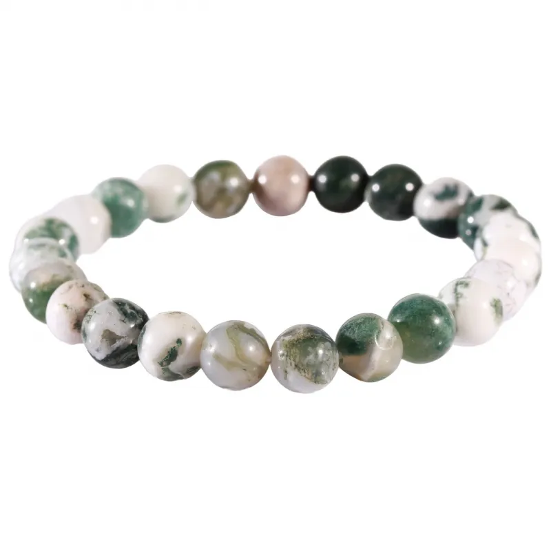 Bracelet en Agate arbre 8mm