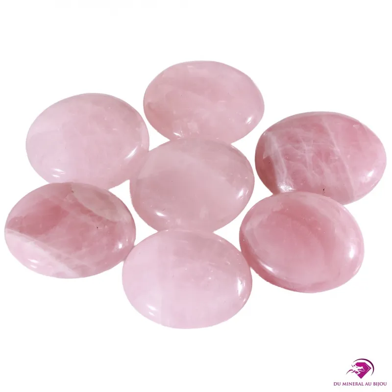 Galet en Quartz rose