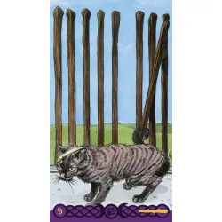 Le Tarot des chats païens, bâtons