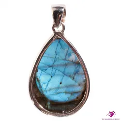 Pendentif en Labradorite et Argent 925