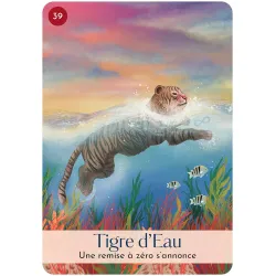 Les 5 éléments - Cartes oracle, Tigre d'Eau