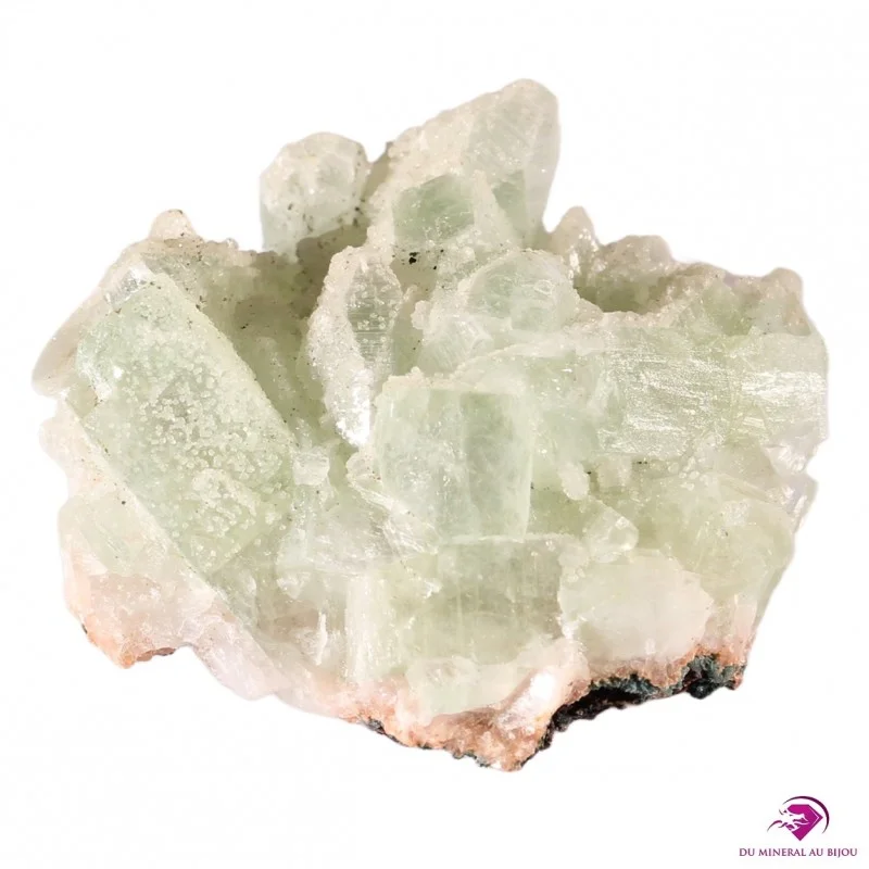 Amas d'Apophyllite verte