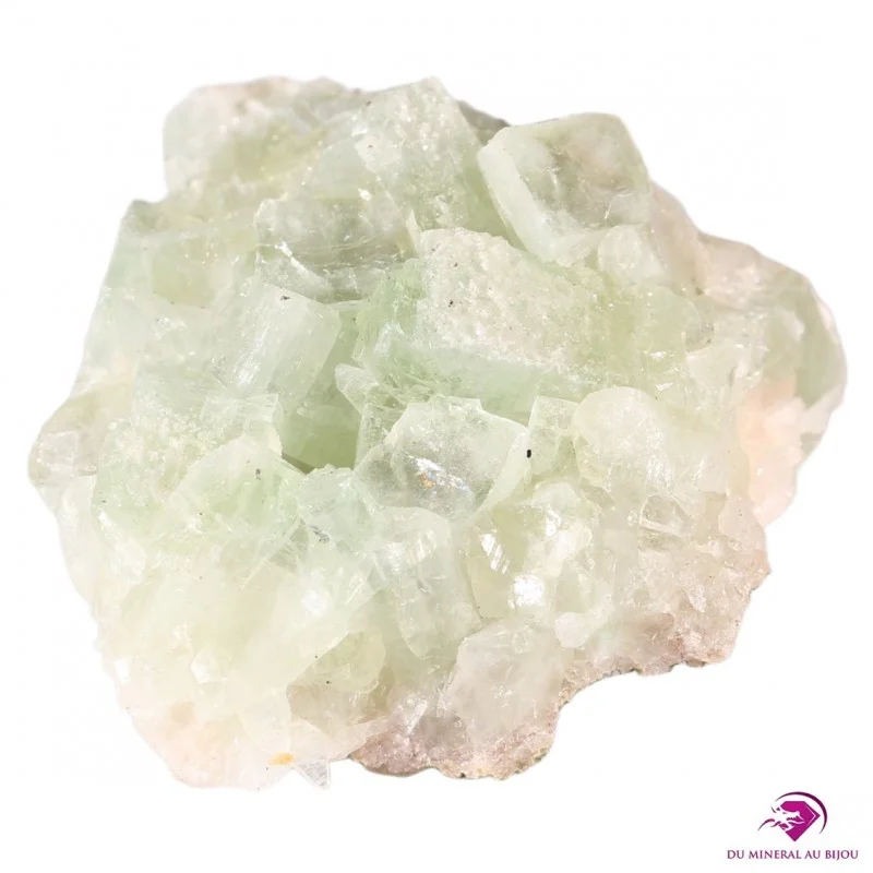 Amas d'Apophyllite verte, Nashik, Maarashtra, Inde