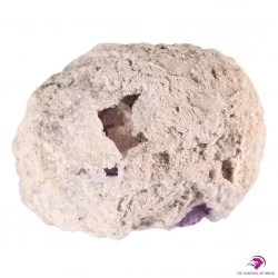 Géode de Calcédoine et Fluorite, Spirit Flower