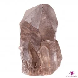 Pointe de Quartz fumé et Rutile Brésil