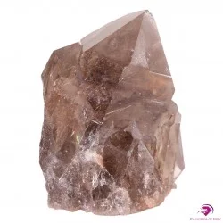 Pointe de Quartz fumé et Rutile