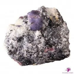 Saphir sur Biotite