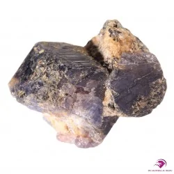 Saphir bleu avec Biotite de Madagascar