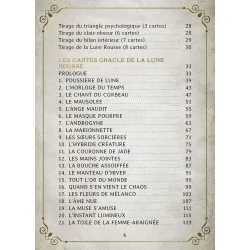 L'oracle de la Lune Rousse, cartes oracle