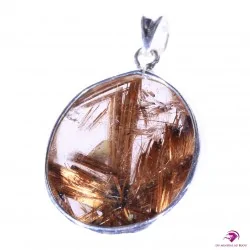 Pendentif en Quartz Rutile