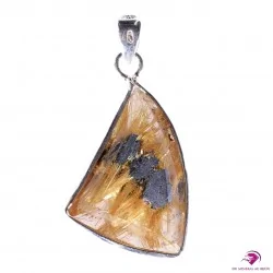 Pendentif en Quartz inclusions Rutile