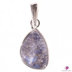 Pendentif en Quartz inclusions Dumortiérite