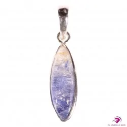 Pendentif en Quartz inclusions Dumortiérite