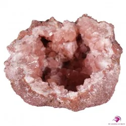Géode en Améthyste rose Argentine
