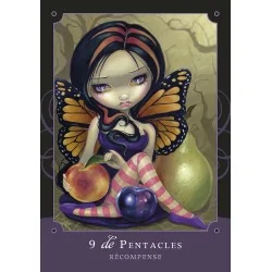 Le Tarot des belles créatures, lame 9 de pentacles
