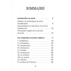 Le tarot des petites âmes, le sommaire page 5