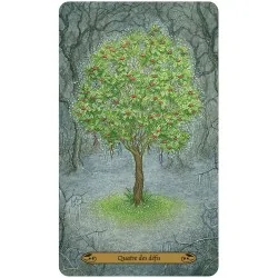 Le tarot des esprits de la forêt enchantée, quatre des défis