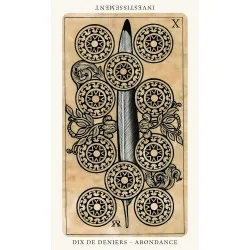 Le tarot médiéval, dix de deniers