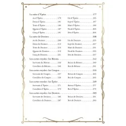 Le tarot du jardin de la sorcière, sommaire 3