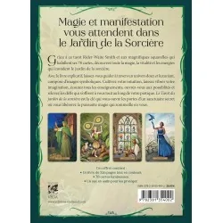 Le tarot du jardin de la sorcière, dos du coffret