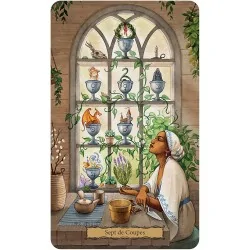 Le tarot du jardin de la sorcière, sept de coupes