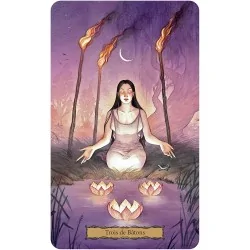 Le tarot du jardin de la sorcière, trois de bâtons