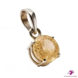 Pendentif argent en Topaze Impériale