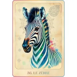 La prophétie des animaux, le zèbre