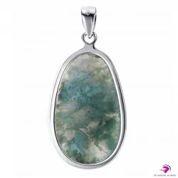 Pendentif Agate mousse