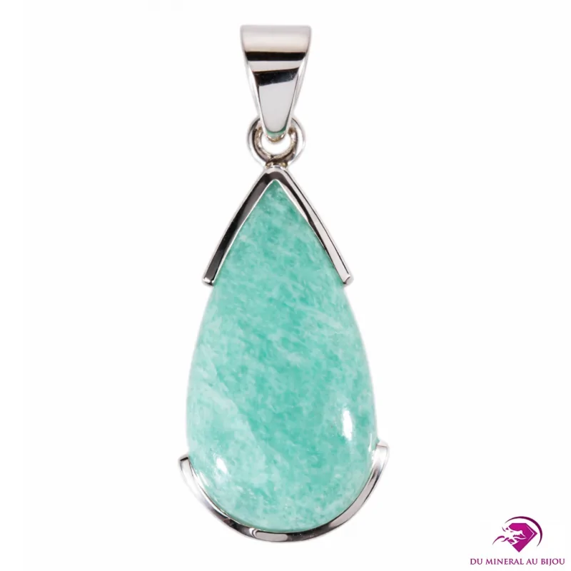 Pendentif en Amazonite et Argent 925