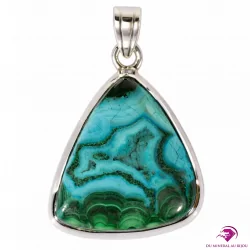 Pendentif en Chrysocolle et Argent 925