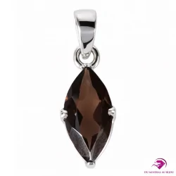 Pendentif en Quartz fumé et...