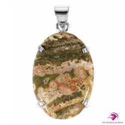 Pendentif en Jaspe océan et...